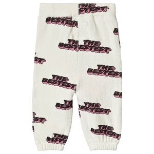 HUGO LOVES TIKI Kid Pant 8T White Terry Pull On Sweatpants School Retro Soft